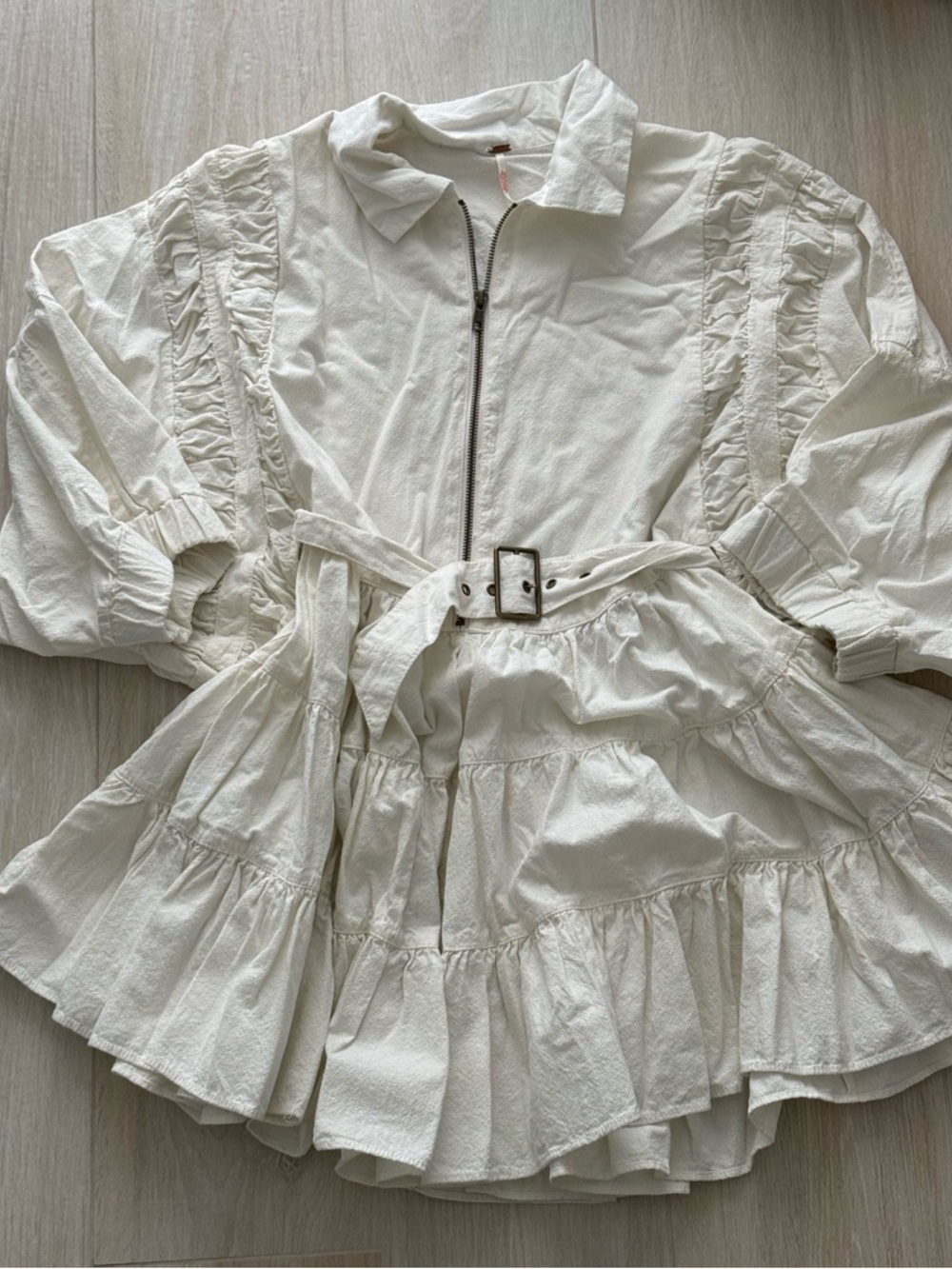 Free people Hampton mini dress in ivory